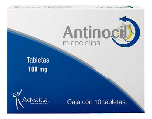 Antinocil Minociclina Cáp100mg C/10