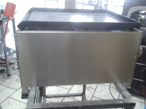 Asador De Gas Con Pidra Volcánica Y Plancha Mini