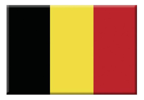 Ímã Da Bandeira Da Bélgica Cor Colorido