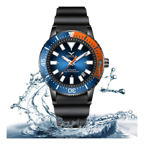 Reloj Mecánico Onola Luminous Con Calendario Analógico