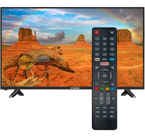 Hyundai Televisor Led 40¨ Full Hd Smart Tv Linux Netflix