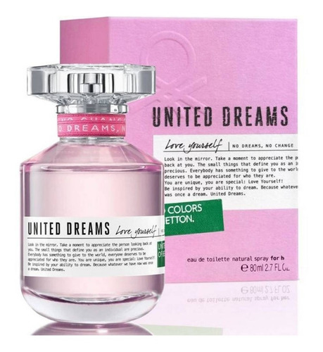 Benetton Love Yourself Mujer Perfume 80ml Perfumesfreeshop!!