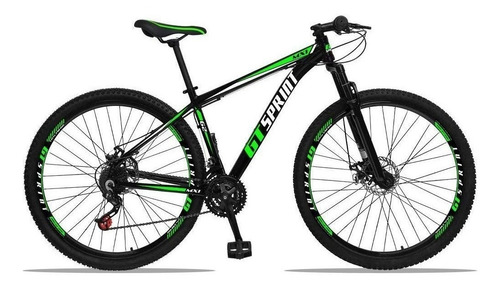 Bicicleta  de passeio GT Sprint MX1 alumínio suspensão aro 29 17" 21v freios de disco mecânico cor verde