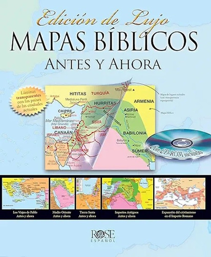 Mapas Biblicos Antes Y Ahora Edición De Lujo Rose Publishing