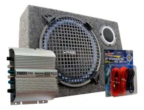Comprar Combo Woofer 12''+ Cajon + Potencia Moon 400w+ Cables Instal