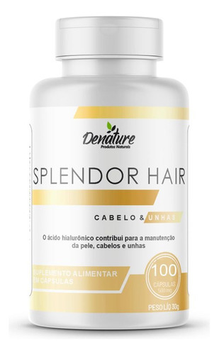 Ácido Hialurónico + Complejo B Biotina Splendor Hair 