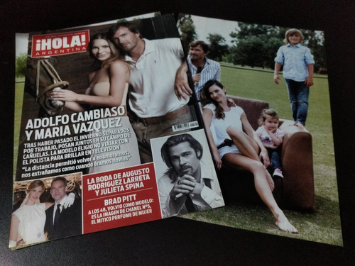 Maria Vazquez * Tapa Y Nota Revista Hola 99 * 2012 (Usado)