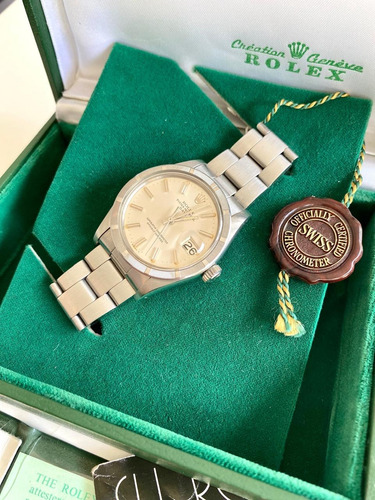 Reloj Rolex Ref 1501 Full Set Año 1980 34 Mm Gris Gris Beige (Usado)