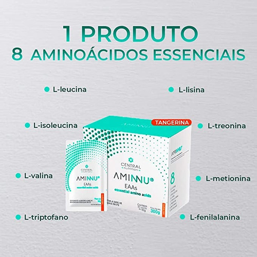 Kit C/2 Caixas Aminnu 10g Com 30 Sachês - Central Nutrition