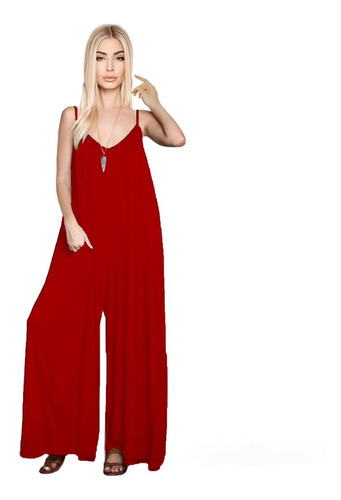 Palazzo Jumpsuit Pata De Elefante Elegante De Dama /01