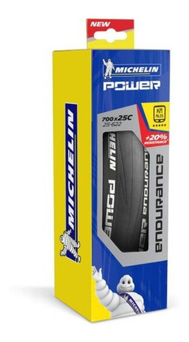 Pneu Speed Michelin Power Endurance 700 X 25 Cor Preta