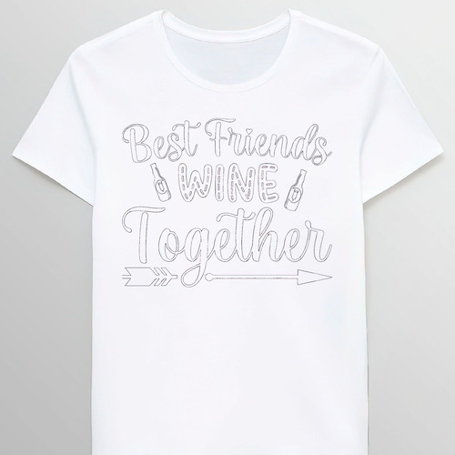 Remera Copy Of Best Friend Wine Cool Friendship Quoaphiq1336