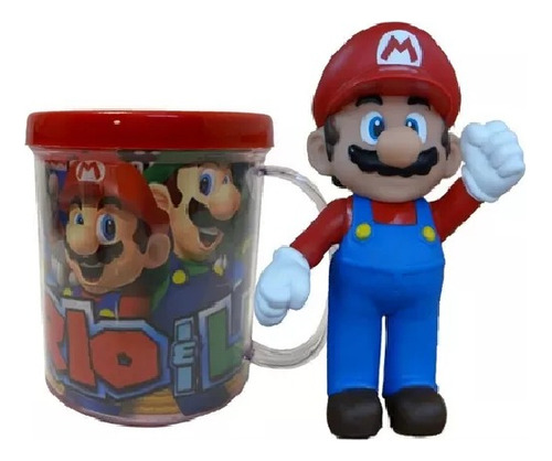 Kit 3 Bonecos Sonic - Mario E Luigi + Canecas Personalizada