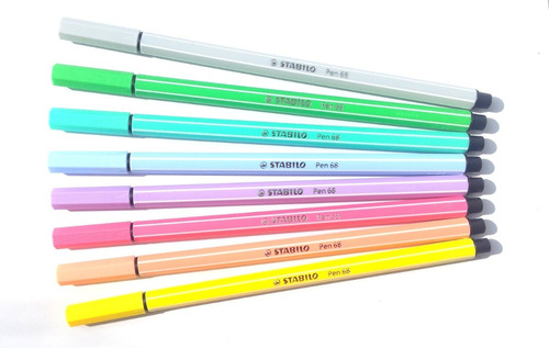 Set De Rotuladores Lápices Pastel Stabilo Pen 68 (8 Colores)