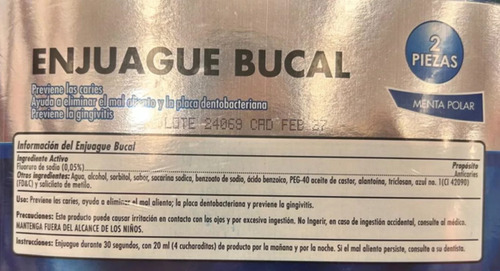 Enjuague Bucal Member´s Choice 2 Botellas De 1.5 L C/u
