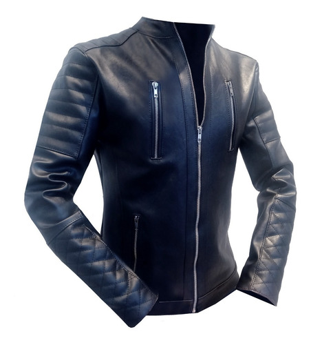 Imagen 3 de 6 de Campera X-class Cuero Eco Hombre