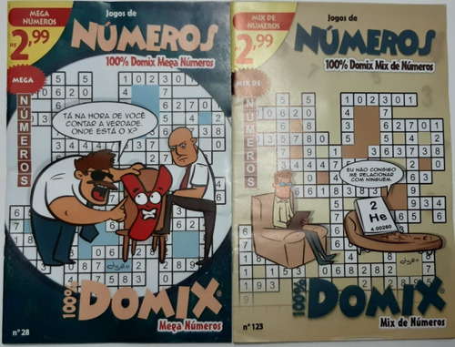 Imagem 10 de 10 de Kit 20 Revistas Domix Numeros (numerex) Sem Repetições Dj&as