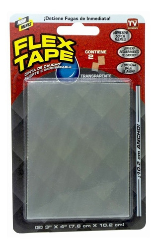 Flex Tape Mini Parche Transparente Caucho Fuerte Impermeable