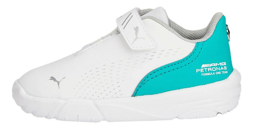 Puma Mapf1 Drift Cat Decima V Para Niño Color Blanco Verde