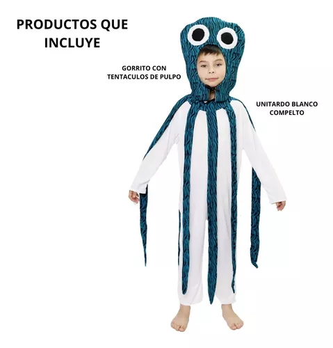 DISFRAZ PULPO INFANTIL -PARTYTUYYO DISFRAZ