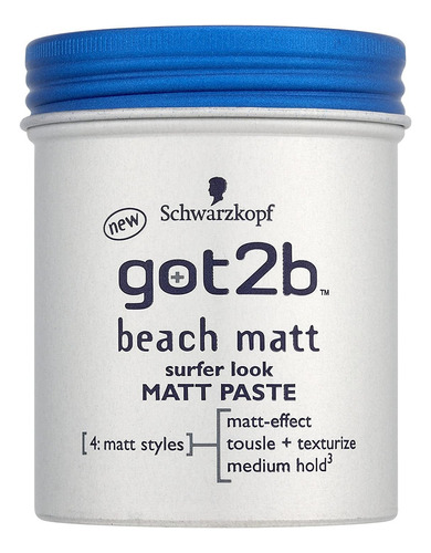 Got2b Pasta De Peinado Beach Matte Paste Para Looks De Surfi