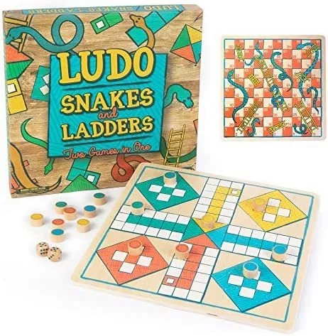 Jogo De Mesa Ludo + Snakes & Ladders