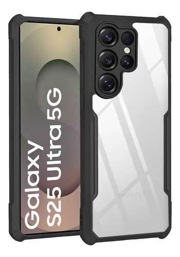 Funda Transparente D Para Samsung S25 Ultra Rudo Uso.