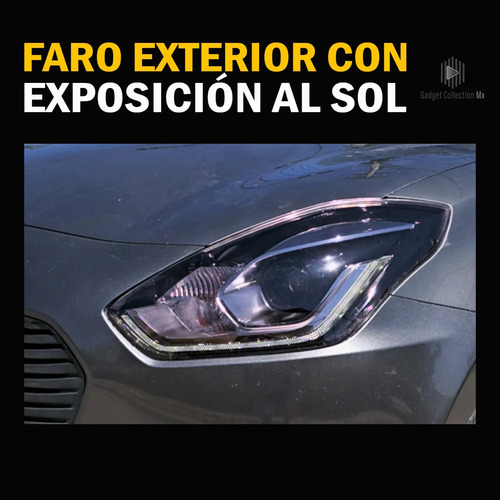 Película Ppf Fotocromática para Faros de Mazda 3 2019-2025 color Transparente