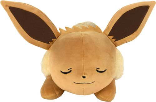 Pokémon - Eevee Durmido De Peluche De 18 Pulgadas, Pokémon D