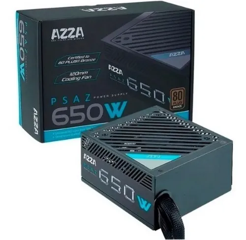 comprar Fuente Poder Gamer Azza 650w 80 Plus Bronze