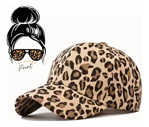 Gorra Estampado De Leopardo 
