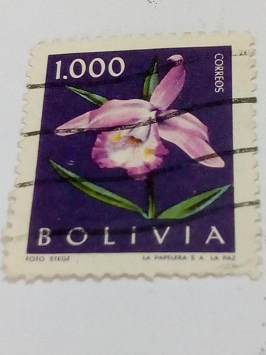 Estampilla De Bolivia -2-  1000   (4)