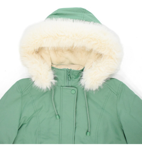 Imagen 7 de 9 de Campera Parka Importada Mujer Invierno Con Piel Yd 6365
