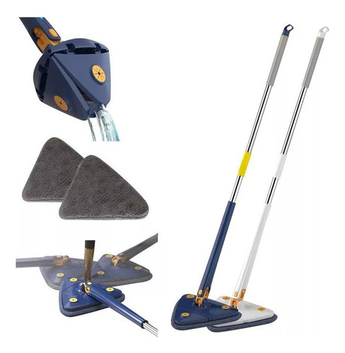 Exprimidor De Ventanas Triangle Mop Para Limpieza De Pisos