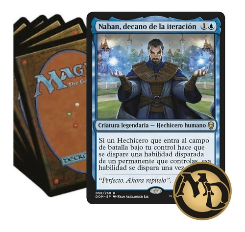 Mazo Magic Mtg Principiantes - Hechiceros Azul Rojo