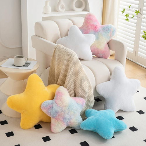 Una Almohada De Felpa En Forma De Estrella