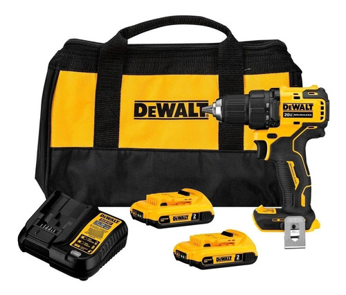 Atornillador Inalambrico Atomic Dewalt 20v 2bat 2ah +bolso