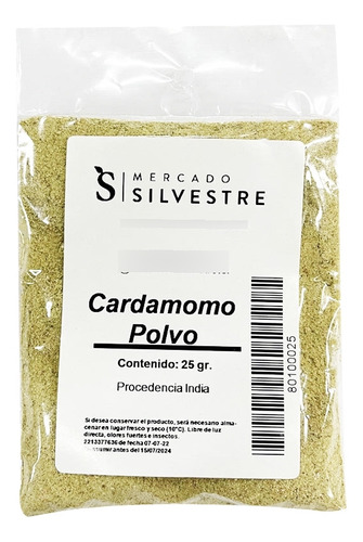 Cardamomo Polvo 25gr