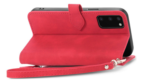 B Funda De Piel Con Estampado De Flores En Relieve Para