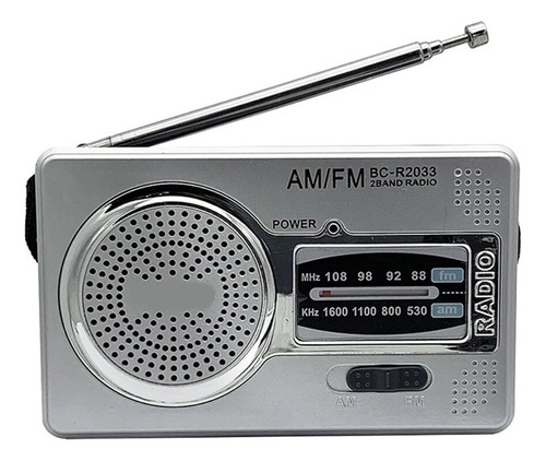 Mini Radio Pocket Radio Am Fm De 2 Bandas Con Sintonización