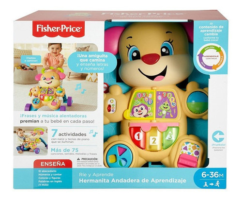 Fisherprice Ríe Y Aprende Hermanita Andadera De Aprendizaje