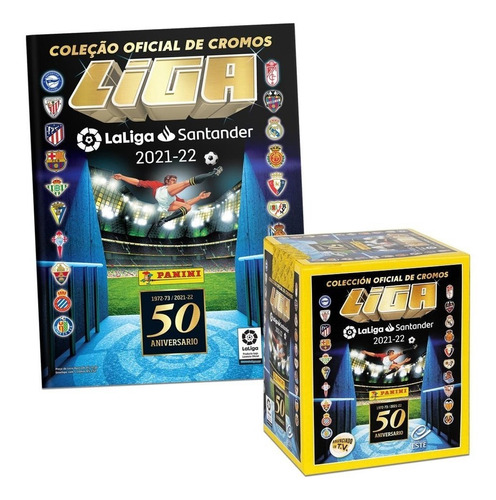 Liga Española 2021/2022 Caja *  50 Sobres + Album Panini