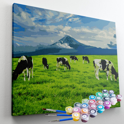 Kit Pintura Terapêutica - As Vacas No Pasto