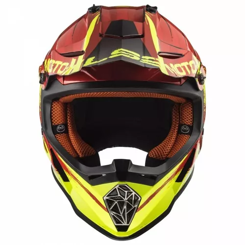 Casco Moto Ls2 Mx 437 Fast Core Black Motocross Devotobikes