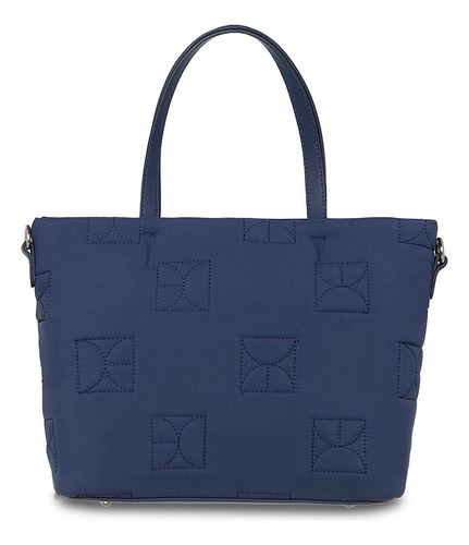 Bolsa Tote Para Mujer Con Cierre Color Azul Marino Cloe
