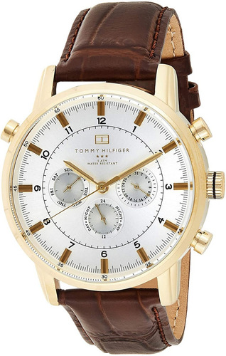 Relógio Tommy Hilfiger 1790874 Pulseira Couro Marrom