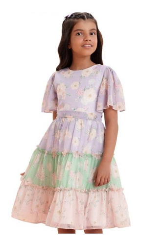 Vestido De Festa Infantil Petit Cherie Sweet Ice Cream 21050