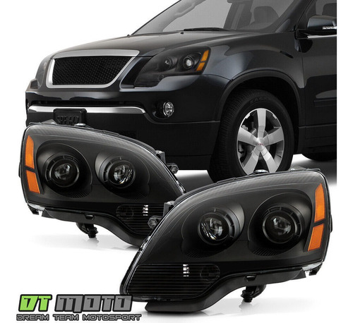 Par Faros Negro Interior Gmc Acadia Slt 2011 3.6l