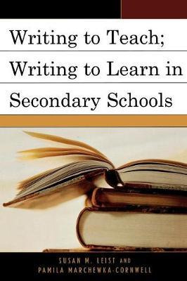 Libro Writing To Teach; Writing To Learn In Secondary Sch...