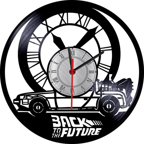 Reloj En Vinilo Lp/ Vinyl Clock Back To The Future